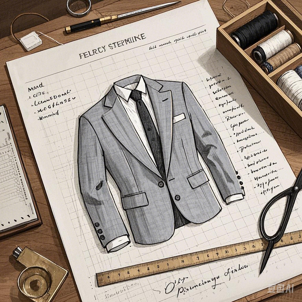 Custom suit craftsmanship